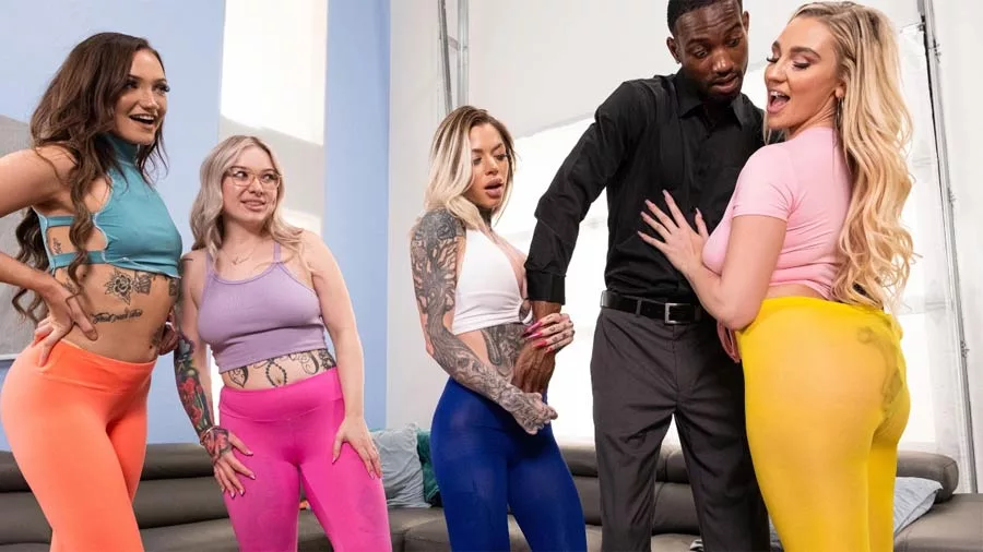 Brazzersexxtra  Kendra Sunderland And Chantal Danielle In Tight Leggings  Tighter Pussy