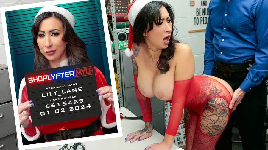 Shoplyftermylf  Lily Lane In Naughty Mrs Claus